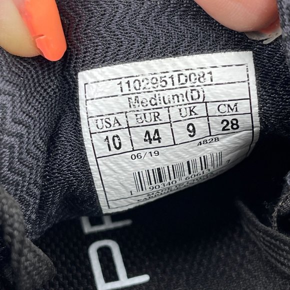 BROOKS Men 10 Caldera 3 Black Grey Trail Runner Athletic Sneakers Merrell Insole - Picture 9 of 9